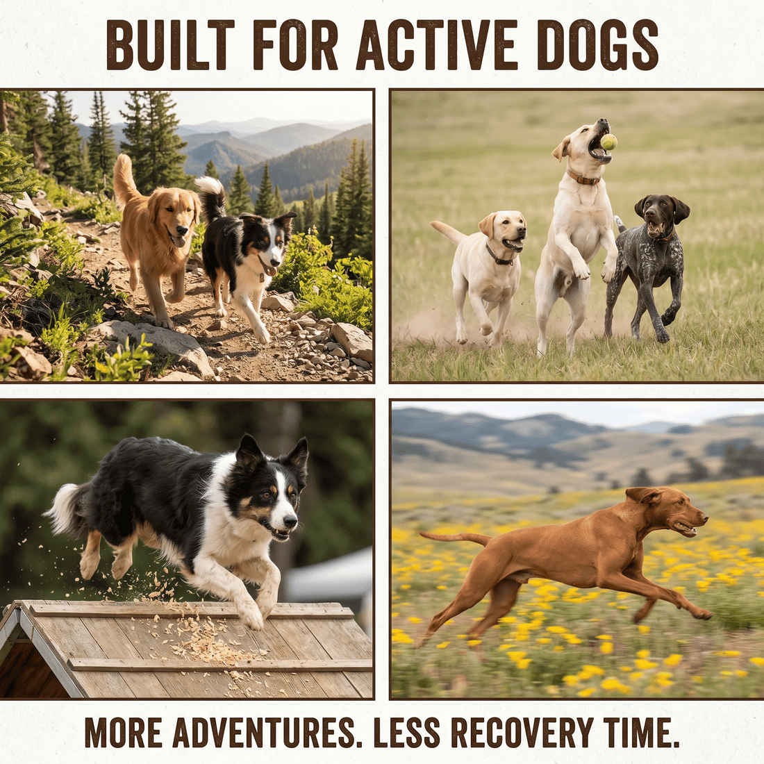 Active working dog recovering after exercise, SolaPup