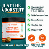 SolaPup Hip & Joint Chews, no artificial flavouring or preservatives, just the good stuff