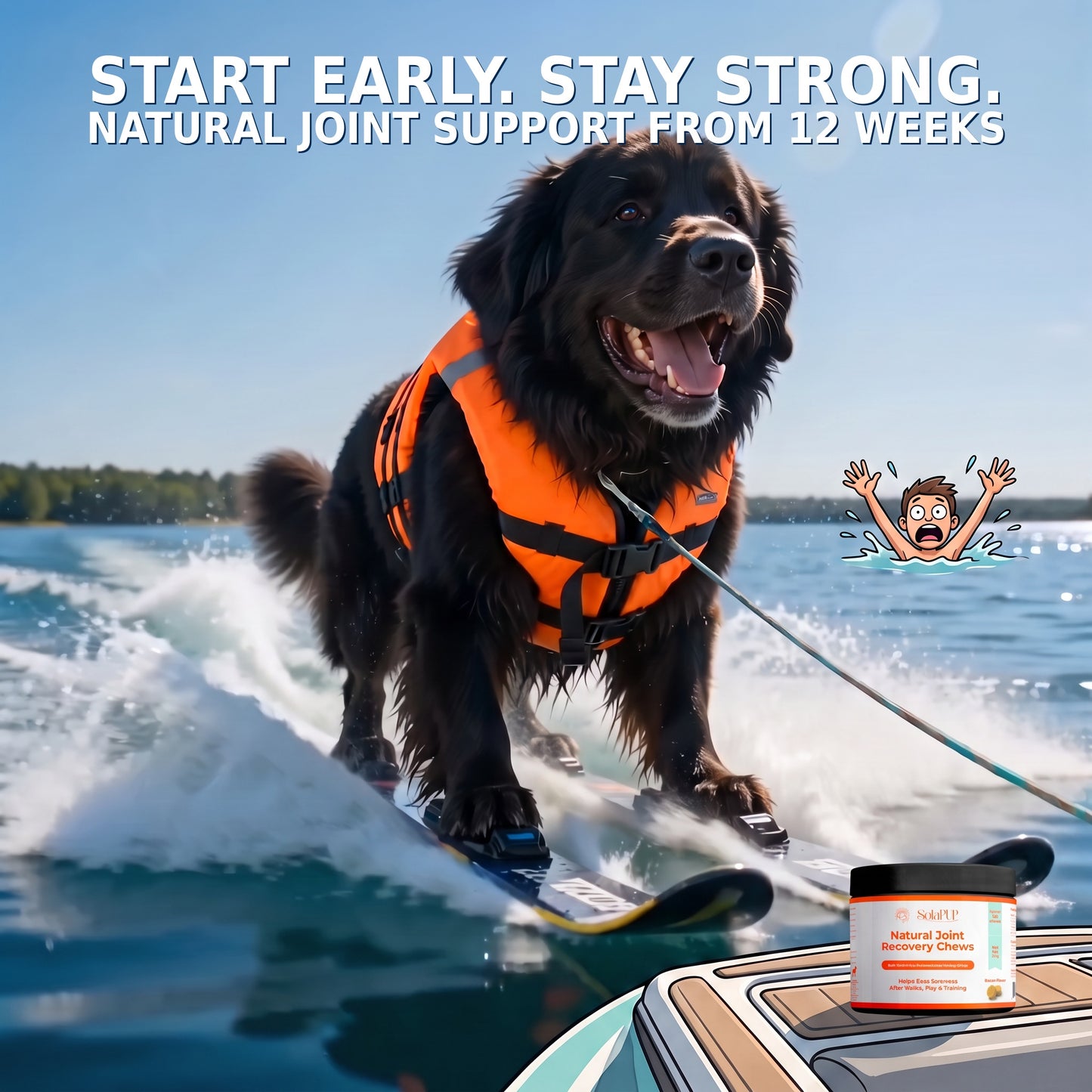 SolaPup® Recovery Chew Formula - Made in the USA