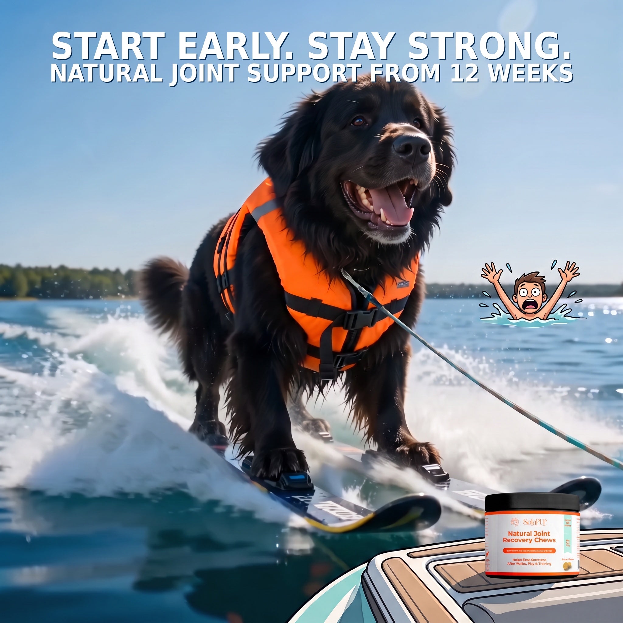 SolaPup® Recovery Chew Formula - Made in the USA